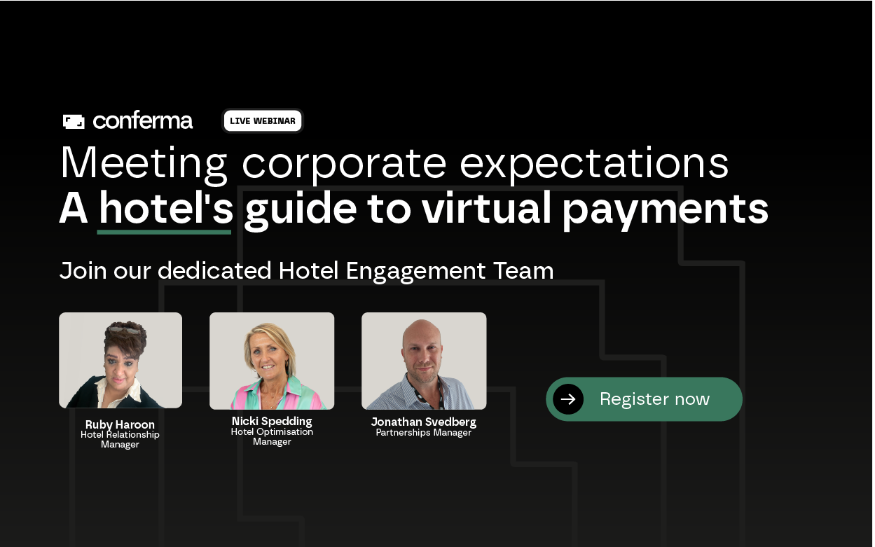Conferma announce new virtual card webinar for hotels